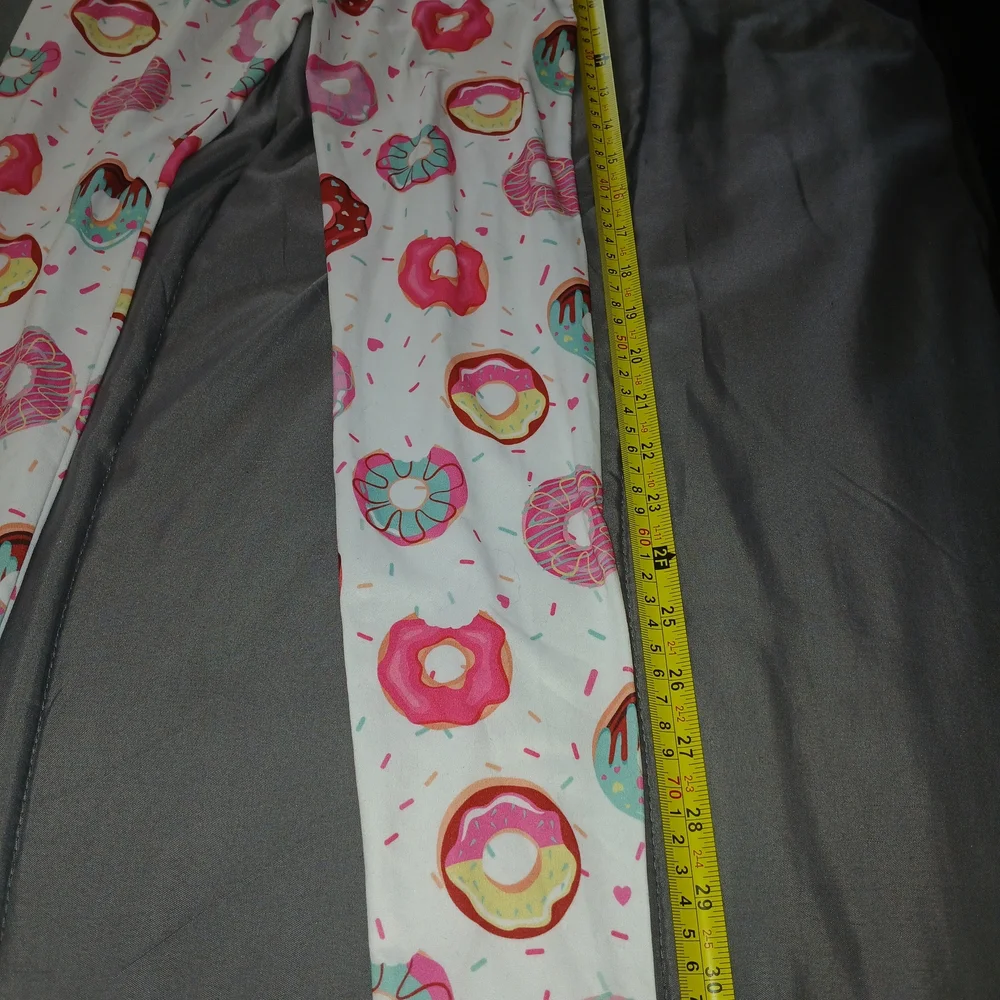 Colorful Donut Print Kids Pajama Set
